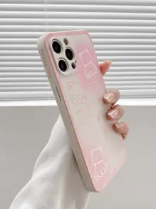 Funda para móvil oso de dibujos animados - Beis - Ver 1