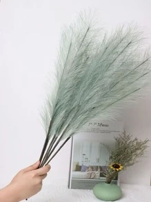 1 件/6 件/10 件/4 色套装丝绸人造羽毛芦苇婚礼派对节日生日场景装饰照片道具家居装饰，品质卓越，情人节，礼物礼物毕业，秋季装饰，秋季 - 綠色 - 查看 7