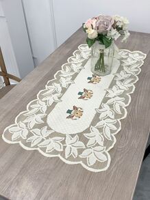 1入組盆花刺繡餐墊 - 彩色 - 查看 5