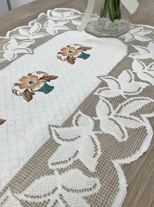 1入組盆花刺繡餐墊 - 彩色 - 查看 6