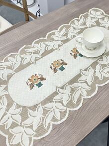 1入組盆花刺繡餐墊 - 彩色 - 查看 7