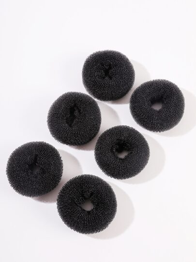 6pcs/Set Large Size Nylon Hair Bun Maker In Black, Hair Rollers, Heatless Curls, Hair Curler, Hair Products And Accessories For Barber Salon Beauty Back To School, Travel Holiday Essentials, Hair Accessories For Women, Hair Curlers, Curly Hair Brush, Rollers, Curly Hair Products, Barber, Hair Curlers, Barber Accessories, Rollers, Curly Hair Products, Curler, Rollers For Hairdressing Equipment, Accessories, Hair Curl, Curly Hair Tools, Hair Roller, Christmas,Curly Hair, Hair Curler, Hair Rollers, Heatless Curl, Heatless Curls, Rollers, Hair Curlers, Curly Hair Products, Hair Curl, Hair Roller, Rollers For Hair, Curly Hair Tools, Heatless Curlers,Hair, Accessories, Hair Products, Hair Tools, Hair Stuff, Hair Care, Curly Hair Brush, Barber, Barber Accessories, Hairdressing Equipment,Heatless Waves,Travel Essentials,Travel Essential,Hairstyle,Hairdressing