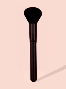 Soft Hair Big Size Powder Brush Cosmetic Brushes For Face - Black - View 1