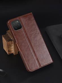 PU Wallet Phone Case,International Version, Not The Domestic Version - Brown - View 2