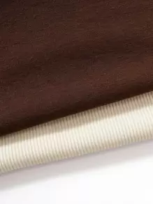 SHEIN Unity 字母圖案吊帶連衣裙和前短後長T恤 - 彩色 - 查看 3