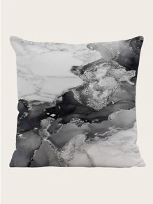 Marble Print Cushion Cover Without Filler, Modern Throw Pillow Case, Pillow Insert Not Include, For Sofa, Living Room