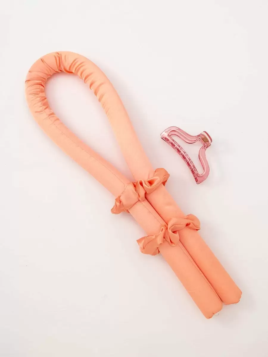 4入組DIY捲髮棒工具套裝 - 珊瑚橙 - 查看 1