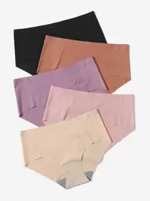 5pack No Show Panty - Multicolor - View 5
