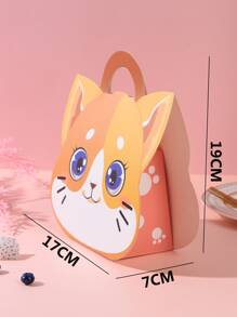 1 pieza Caja de regalo con diseño de gato de dibujos animados - Multicolor - Ver 4