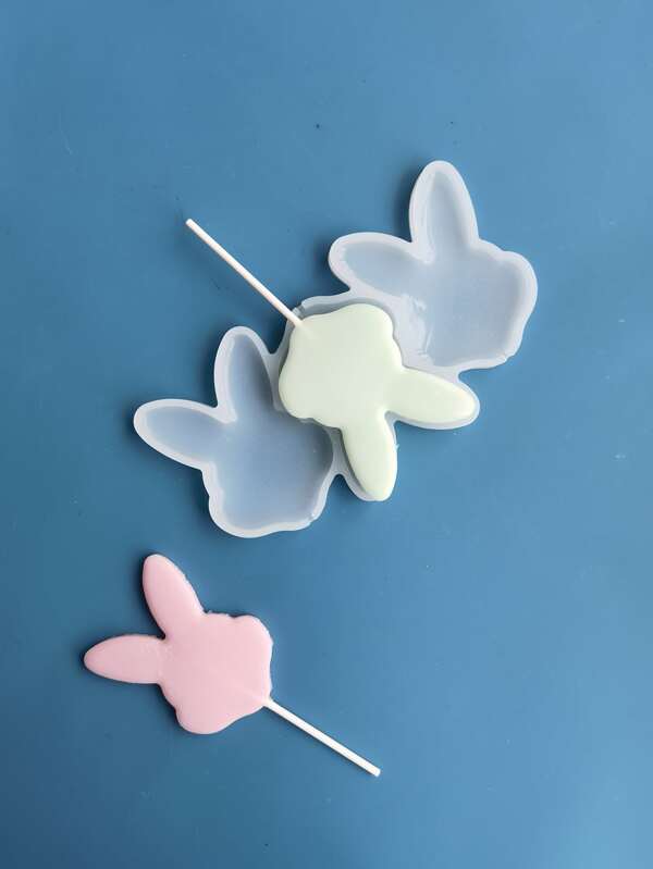 1pc Rabbit Design Lollipop Mold