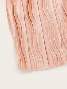 SHEIN ICON Tie Front Backless Cami Top - Coral Orange - View 3