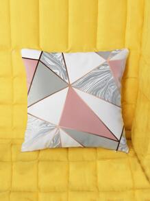 Geometric Pattern Cushion Cover Without Filler, Modern Polyester Throw Pillowcase For Home Decor - Multicolor - View 4