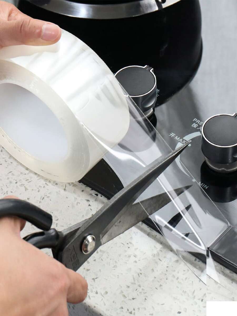 Nhà bếp & Phòng tắm Băng keo chống thấm nước & chống nấm mốc, Dải chống nước trong suốt cho đường nối nhà bếp & phòng tắm Khoảng trống nhà vệ sinh & góc tường, Gói 1/2 chiếc - Trong sáng - Xem 1