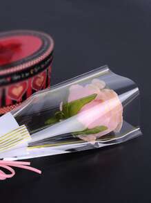 10pcs Random Color Flower Wrapping Paper - Multicolor - View 4