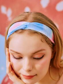 ROMWE 2pcs Flower Print Hair Band - Multicolor - View 1