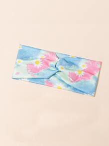 ROMWE 2pcs Flower Print Hair Band - Multicolor - View 2
