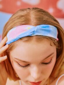 ROMWE 2pcs Flower Print Hair Band - Multicolor - View 3