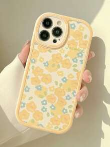花卉圖案手機外殼 - 彩色 - 查看 2
