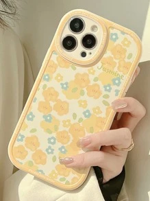 花卉圖案手機外殼 - 彩色 - 查看 4