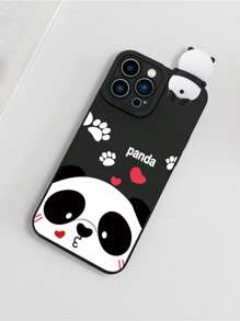 Ốp lưng điện thoại hình gấu trúc 3D dập nổi, chất liệu silicon mềm mại, bảo vệ toàn diện, tương thích với iPhone 16/15/14/13/12/11 Pro Max, tương thích với Samsung S24U/S23U/A55/A54/A35, phiên bản quốc tế, không phải phiên bản nội địa. - Nhiều màu - Xem 3