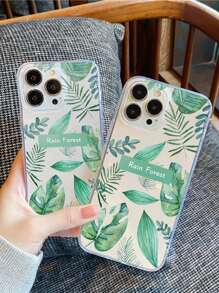 Ốp điện thoại họa tiết lá cây, phiên bản quốc tế, không phải phiên bản nội địa. - Nhiều màu - Xem 2