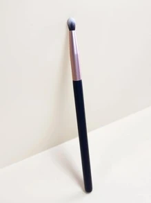 1pc Eyeshadow Brush, Wooden, Eye Brush, Detail Blending Brush, Cosmetic Makeup Tool For Beginner, Eyebrow Brush, Eyeshadow Brush, Brush,Giveaways - Black - View 2