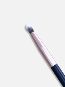 1pc Eyeshadow Brush, Wooden, Eye Brush, Detail Blending Brush, Cosmetic Makeup Tool For Beginner, Eyebrow Brush, Eyeshadow Brush, Brush,Giveaways - Black - View 3