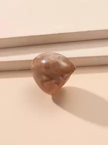 1入組樹脂戒指 - 棕色 - 查看 2