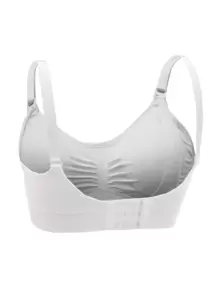 SHEIN 孕婦5入組實心褶皺哺乳內衣，供應母親使用 - 彩色 - 查看 7