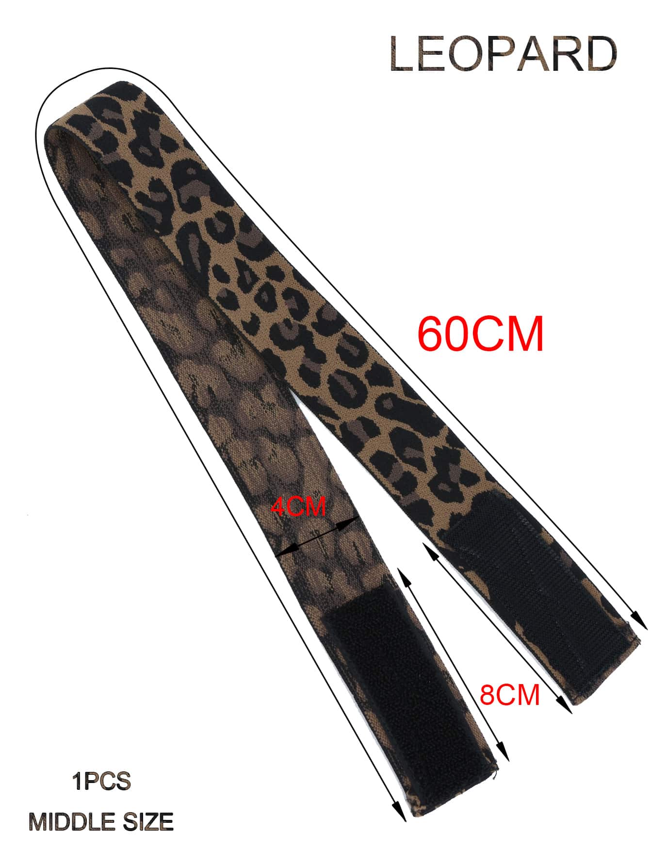 Leopard Print Wig Headband