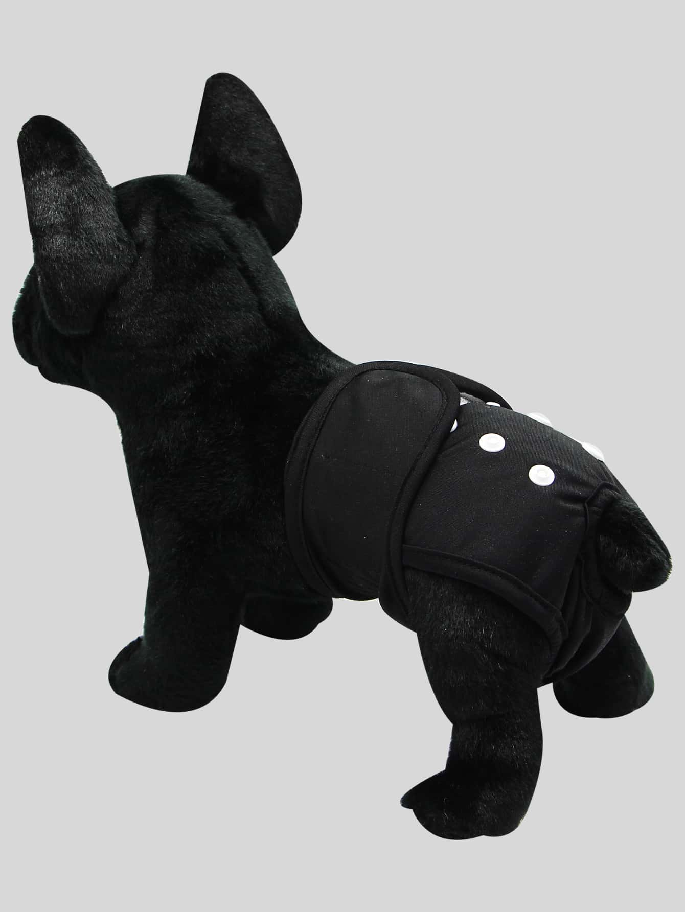 1pc Dog Cloth Diaper - Black - View 1