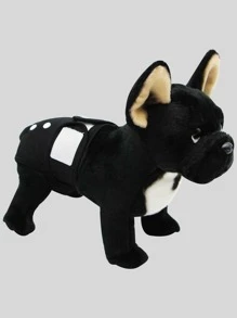 1pc Dog Cloth Diaper - Black - View 3