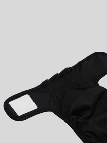 1pc Dog Cloth Diaper - Black - View 5