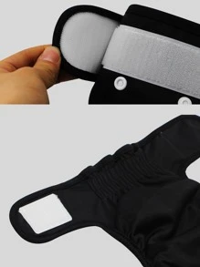 1pc Dog Cloth Diaper - Black - View 7