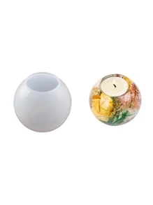1pc Ball Shaped Candle Silicone Mold
