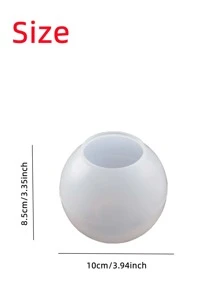 1pc Ball Shaped Candle Silicone Mold