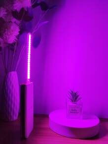 1 pieza Lámpara USB con 24 LED de luz negra, adecuada para la decoración del dormitorio, bombilla sin interruptor - Morado - Ver 2