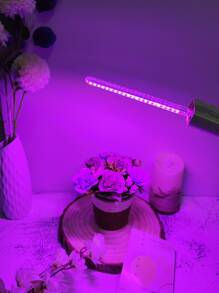 1 pieza Lámpara USB con 24 LED de luz negra, adecuada para la decoración del dormitorio, bombilla sin interruptor - Morado - Ver 3