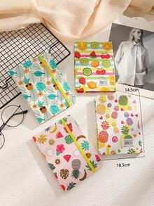 1 pièce Cahier aléatoire à motif fruit - Multicolore - Voir 2