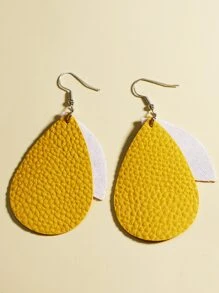 Sequin Decor Layered Water Drop Earrings - Multicolor - View 2