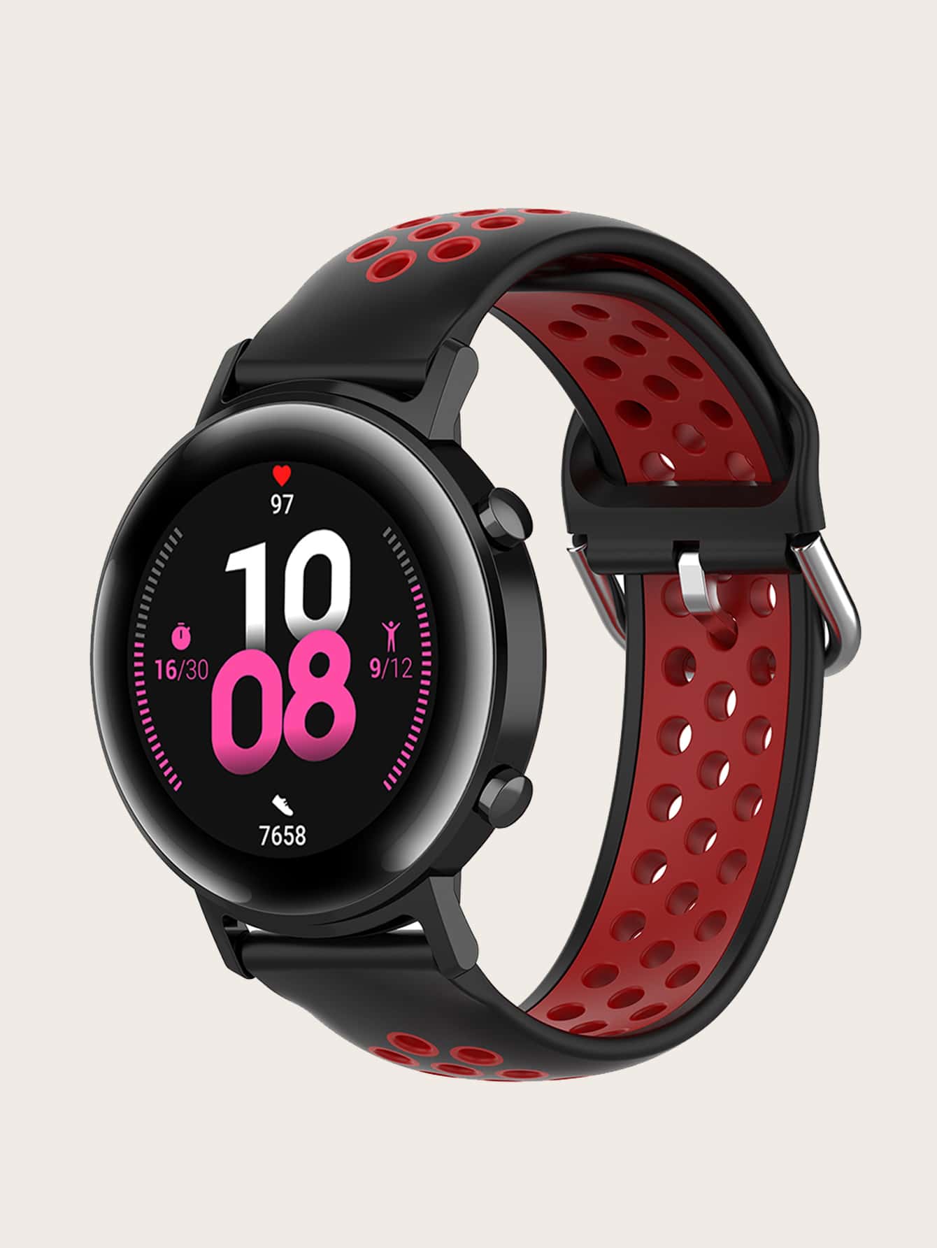 1 x Dây đeo đồng hồ rỗng khối màu Tương thích với đồng hồ Huawei/Samsung - Nhiều màu - Xem 1