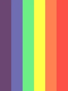 彩虹條紋錶帶適用於Samsung Galaxy Watch 4 - 彩色 - 查看 8