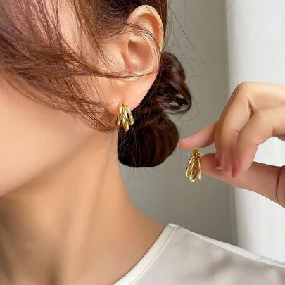 DAZY Hoa tai vòng bít tối giản