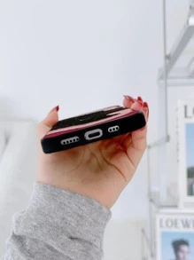 Moon Pattern Phone Case - Multicolor - View 3