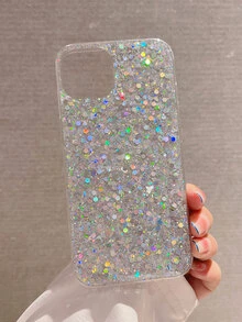 亮片手機外殼 - 銀色 - 查看 2