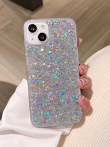 亮片手機外殼 - 銀色 - 查看 5