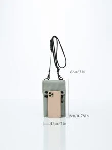 Hombres Bolso con letra - Gris Claro - Ver 5