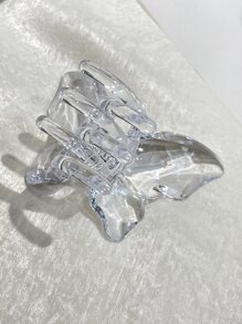 DAZY Butterfly Shaped Hair Claw - White - View 8