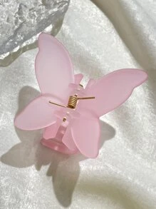 DAZY 蝴蝶形狀的髮夾，可愛風格 - 粉色 - 查看 3