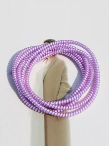 Bảo vệ cáp dữ liệu laser 1,4M - Màu tím - Xem 3